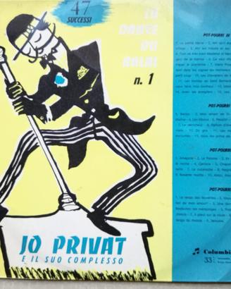 Jo privat disco 33 giri Columbia