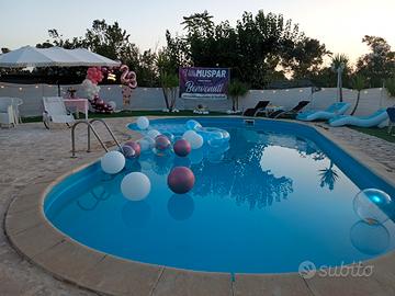 Villa eventi privati piscina con camere Napoli