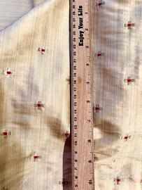 Tessuto Stoffa colre oro x tende o abbigliamento