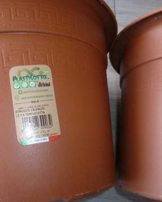 Vasi Plasticotto Etrusco come nuovi