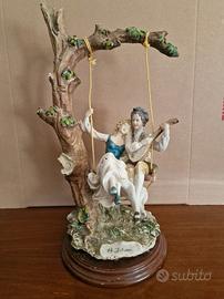 Innamorati sull'altalena - Stile Capodimonte