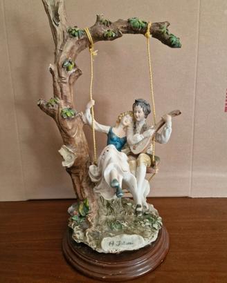 Innamorati sull'altalena - Stile Capodimonte