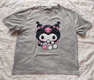T-shirt con stampa Kuromi