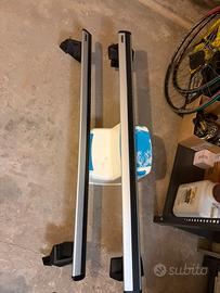 Barre portatutto THULE + kit fissaggio + piedi EVO