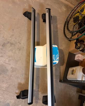 Barre portatutto THULE + kit fissaggio + piedi EVO