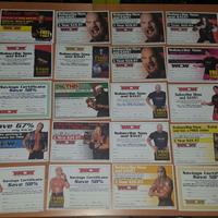 WWE Lotto 20 cartoline WCW Magazine