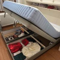 Materasso valevag ikea e doppio letto contenitore