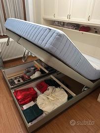 Materasso valevag ikea e doppio letto contenitore
