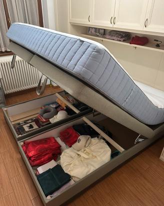 Materasso valevag ikea e doppio letto contenitore