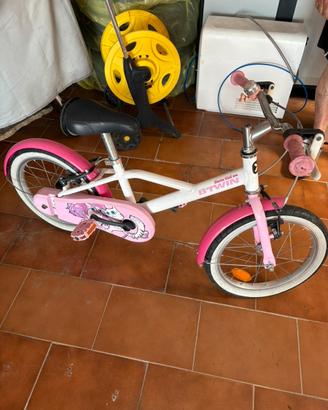 Bici bambina BTWIN 500 Doctogirl 16 pollici