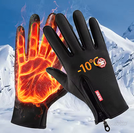 Guanti termici impermeabili moto/bici Invernali