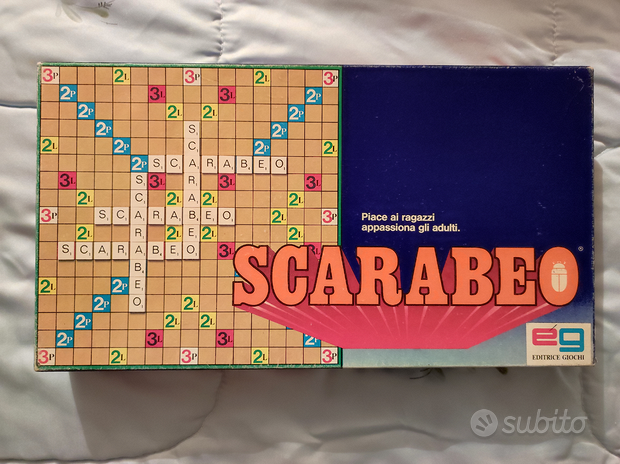 Scarabeo gioco di società della ED editrice giochi