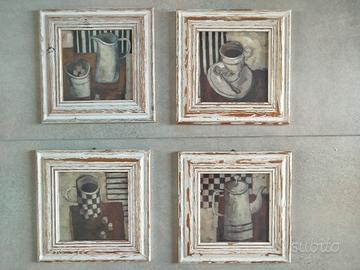 Immagini per cucina vintage incorniciate. 