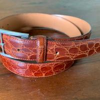 Cintura alligatore Valextra uomo