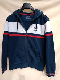 Felpa Fila con Cappuccio è Zip da Uomo, Nuova tgS