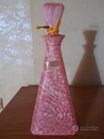 bottiglia antica anni 70 in vetro murano fatta a m