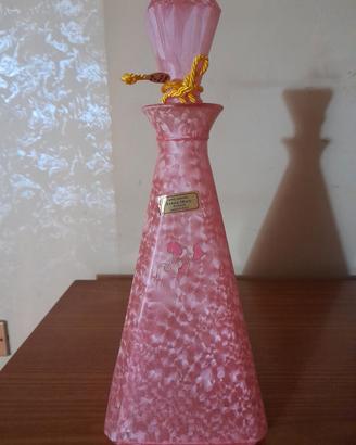 bottiglia antica anni 70 in vetro murano fatta a m