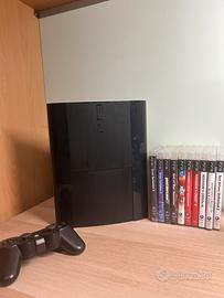 Ps3 super Slim 512gb con 10 giochi