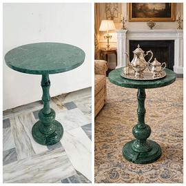 TAVOLINO IN MARMO VERDE ALPI