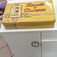 Scatola biscotti Plasmon vintage