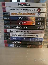 collezione giochi macchine ps3 parte 1