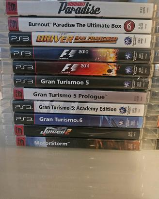 collezione giochi macchine ps3 parte 1