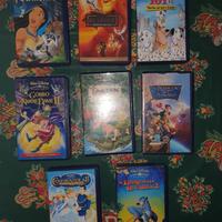 Videocassette VHS originali con film per bambini
