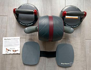 Perfect Fitness Ab Roller e maniglie per flessioni