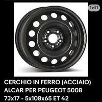 Cerchi ferro 17  per Rifter/Partner/Berlingo/Combo