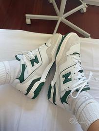New Balance 550 Bianche e Verdi