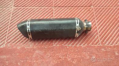 marmitta moto sfiltrata 