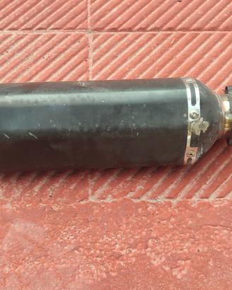 marmitta moto sfiltrata 