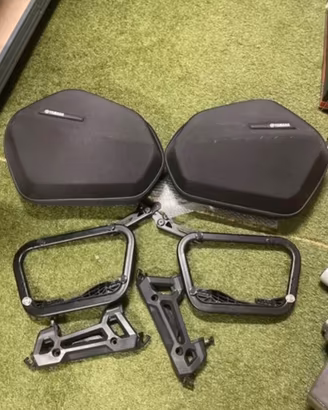 Valigie laterali abs originali yamaha per tracer