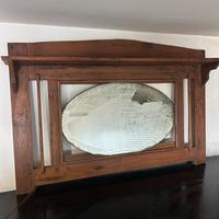 Specchiera vintage in legno