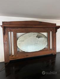 Specchiera vintage in legno