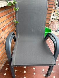 Tavolo e 6 sedie comode da esrerno