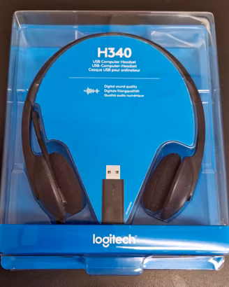 Cuffie logitech H340 NUOVE imbalalte