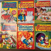 Almanacchi di Topolino 1977 annata completa