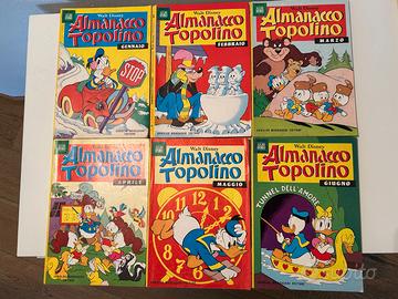 Almanacchi di Topolino 1977 annata completa