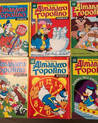 Almanacchi di Topolino 1977 annata completa