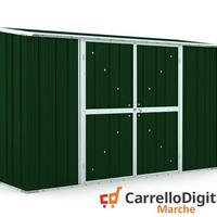 Casetta lamiera per esterno 307x100 verde scuro