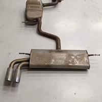 Scarico marmitta completo originale Audi A3 S3 8V