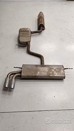 Scarico marmitta completo originale Audi A3 S3 8V