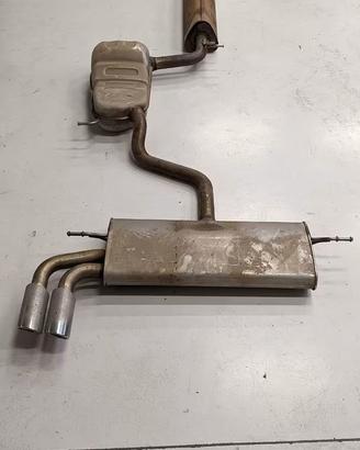 Scarico marmitta completo originale Audi A3 S3 8V