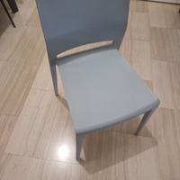 4 Sedie Gaber modello Bakhita  - Grigio chiaro