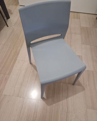 4 Sedie Gaber modello Bakhita  - Grigio chiaro