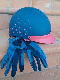 casco equitazione bimba