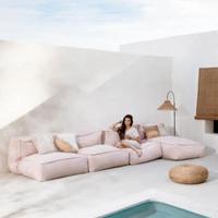 Divano componibile SKLUM rosa/beige