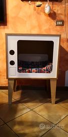 cuccia TV in laminato marino 