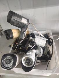 Varie telecamere cablate, funzionanti